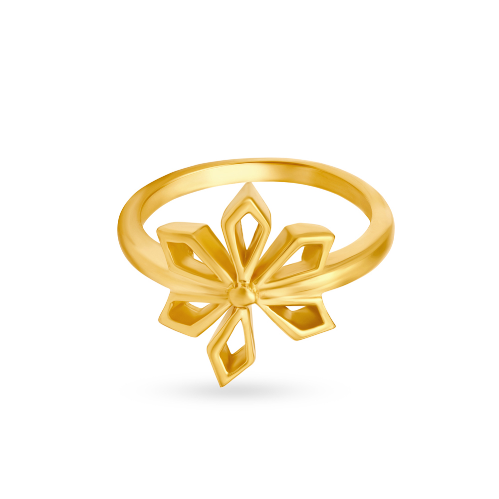 Chic Gold Finger Ring,,hi-res image number null