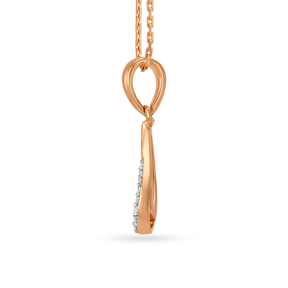 Pretty in Pink Rose Gold and Diamond Pendant and Earrings Set,,hi-res image number null