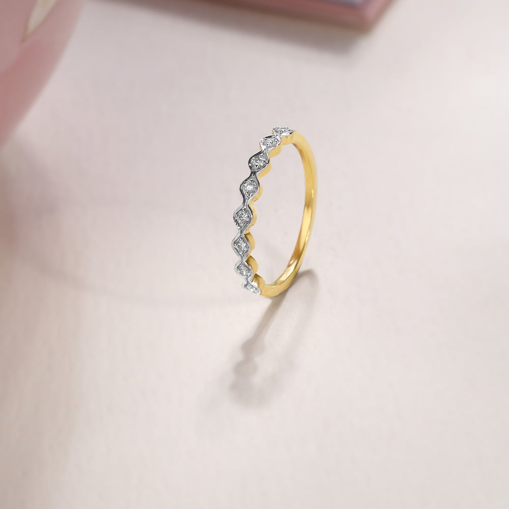 Eternal Love 14KT Gold & Diamond Finger Ring,,hi-res image number null
