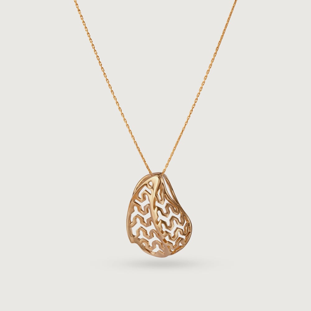 14KT Gleaming Harvest Gold Pendant,,hi-res image number null