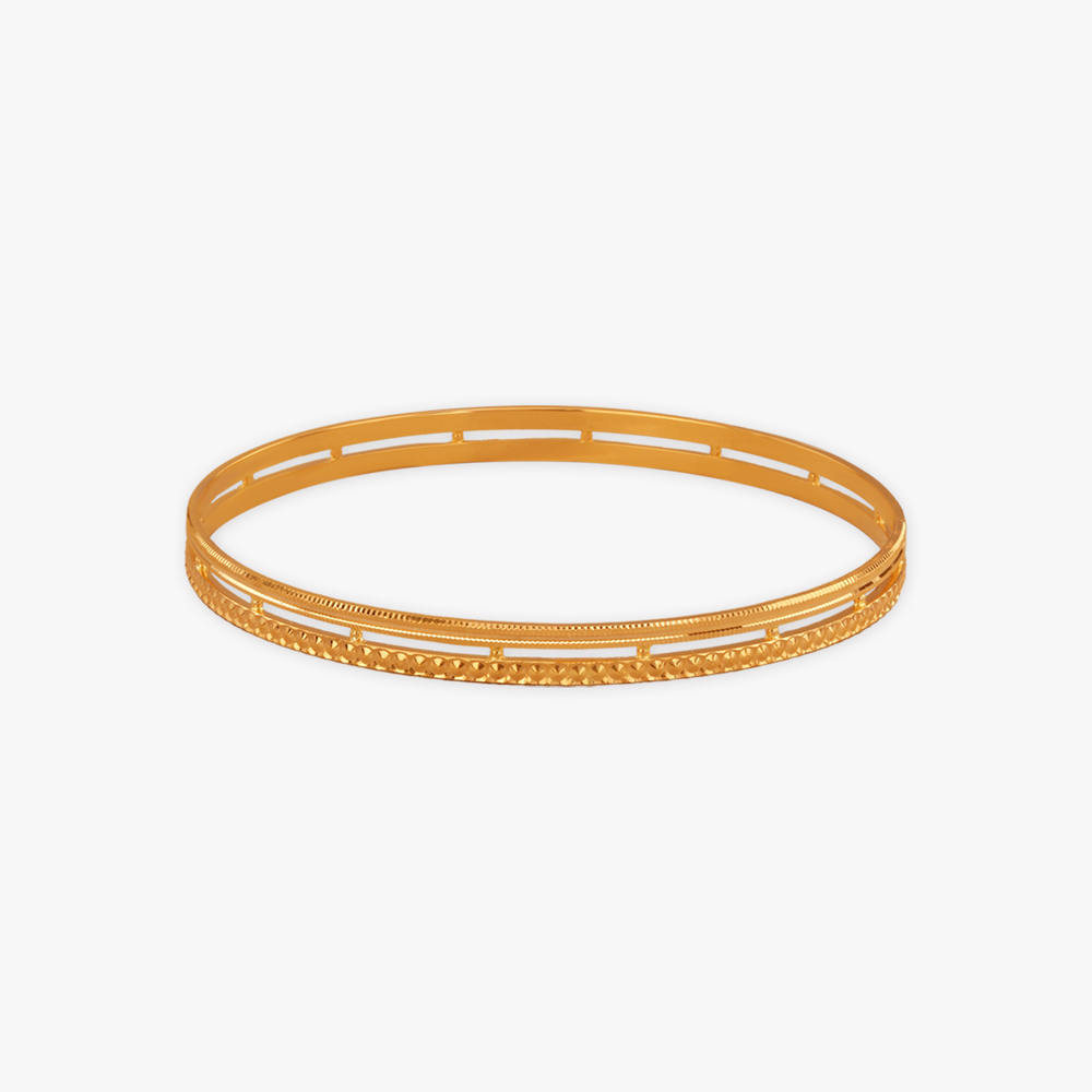 Elegant Fusion Gold Bangles,,hi-res image number null