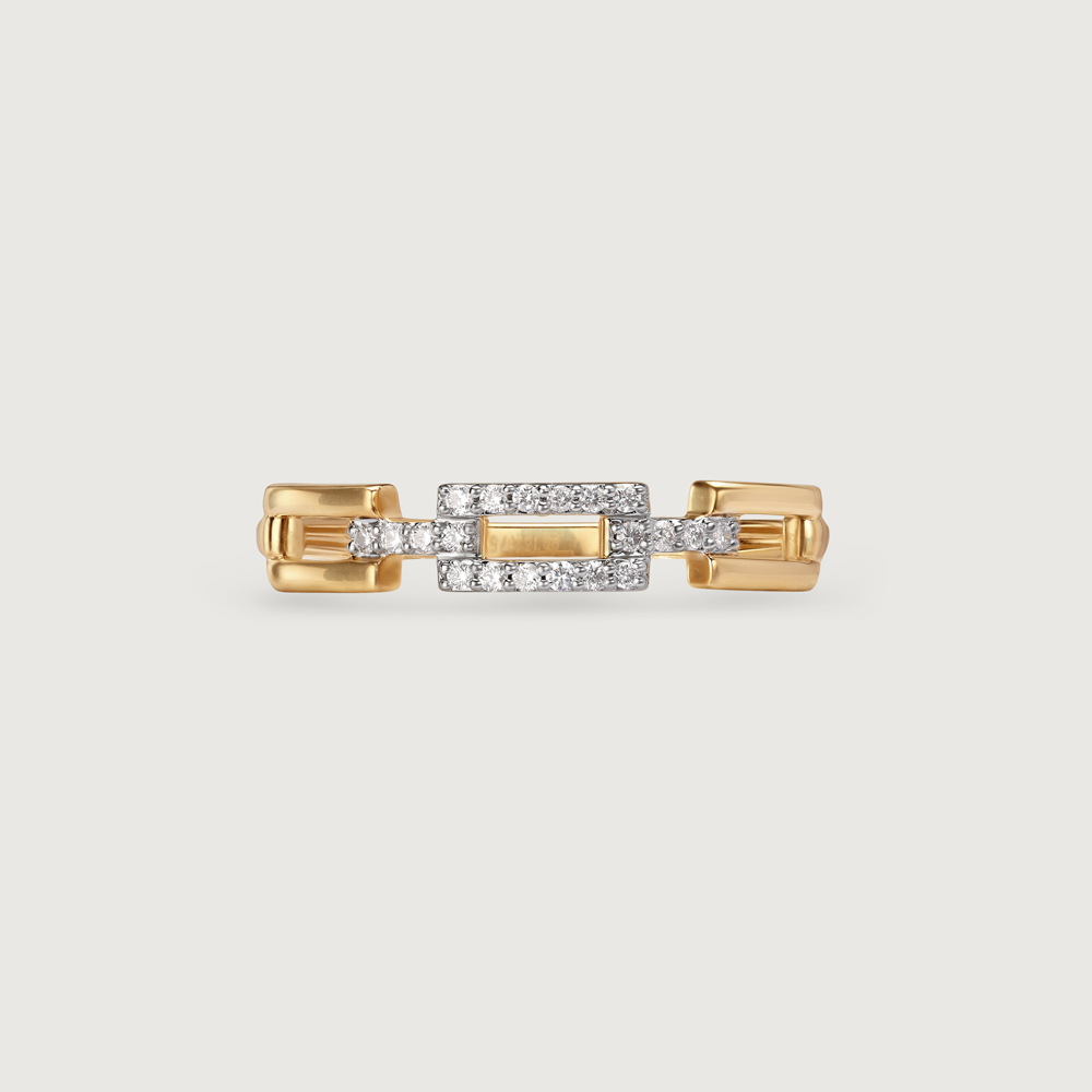 Stellar Link 18KT Gold & Diamond Ring,,hi-res image number null