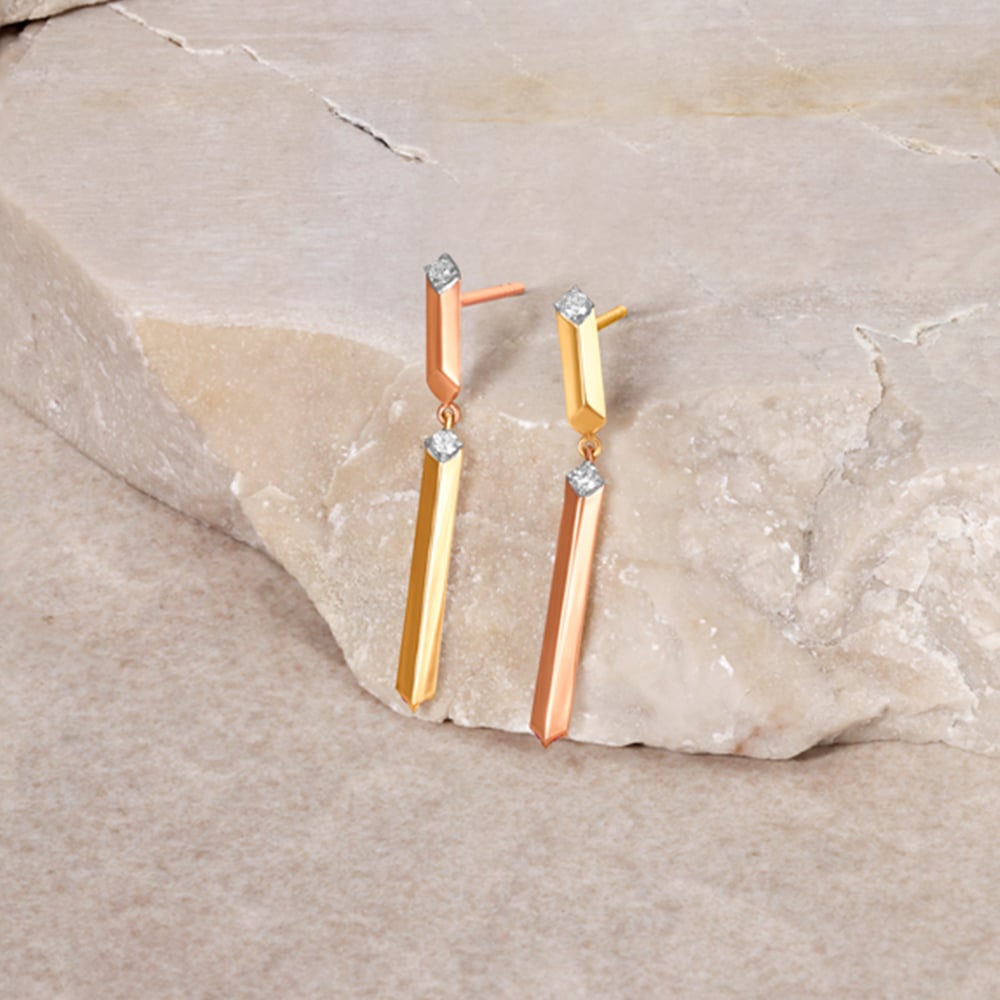 Edge of Radiance Drop Earrings,,hi-res image number null