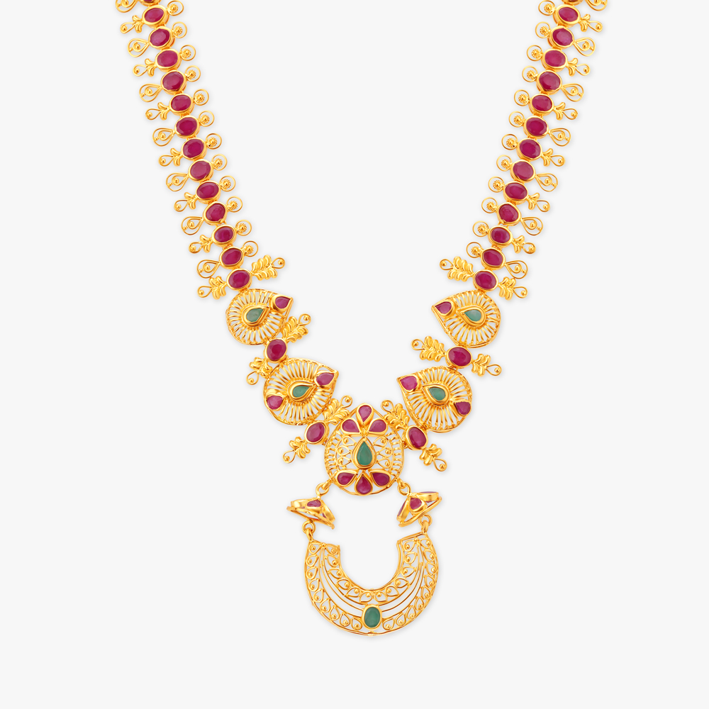 Mystical Splendour Gold Necklace,,hi-res image number null