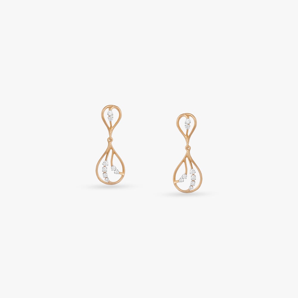 

Enchanted Droplets Diamond Drop Earrings
