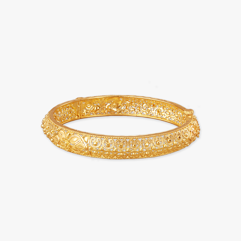 Flawless Grace Gold Bangles,,hi-res image number null