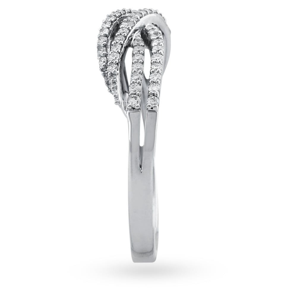 Luxe 950 Pure Platinum And Diamond Finger Ring,,hi-res image number null