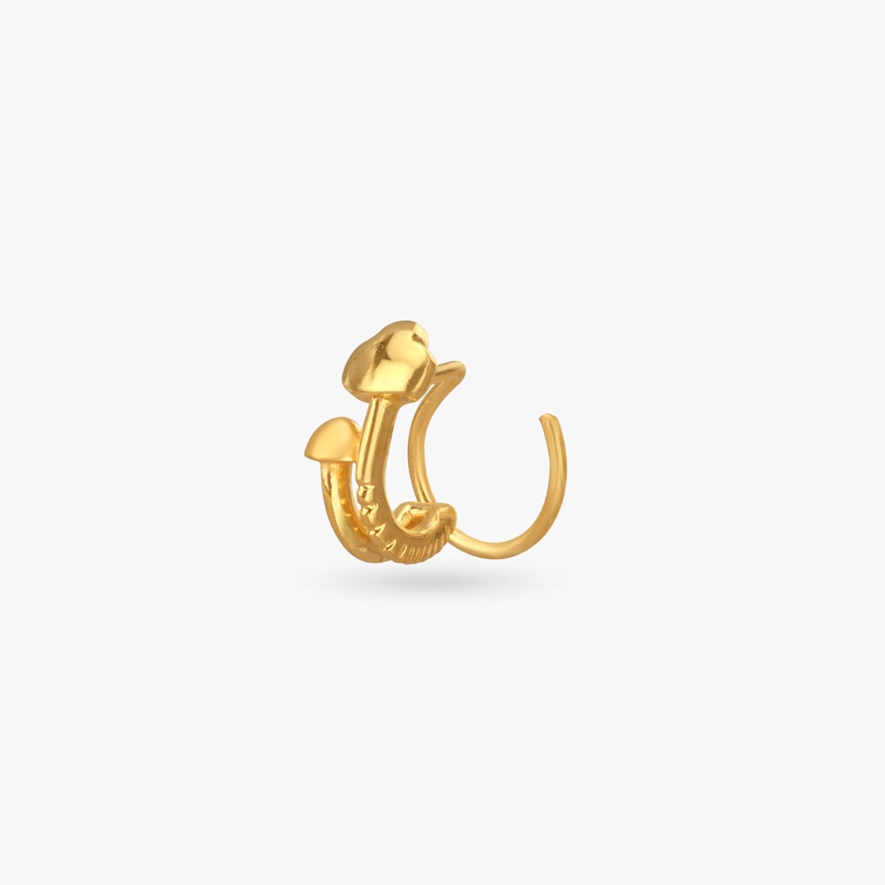 Chic Gold Nose Pin,,hi-res image number null