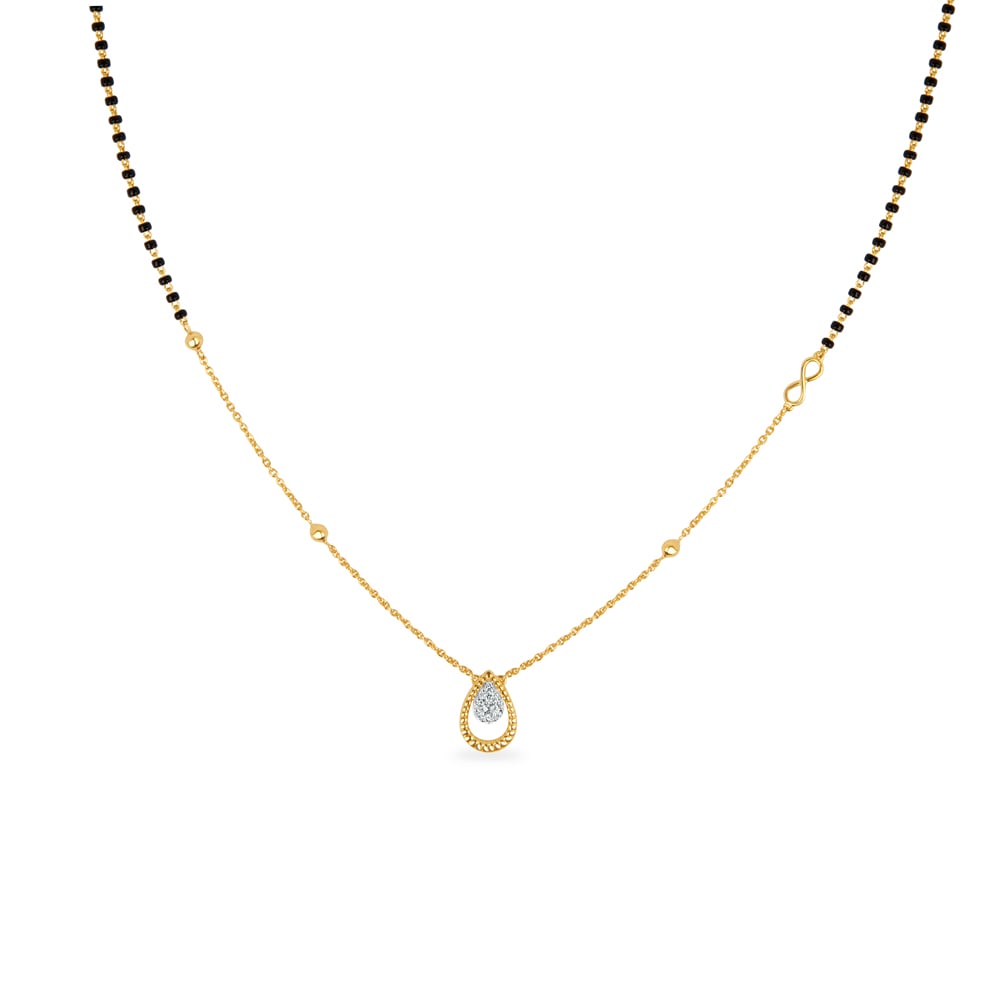 14KT Yellow Gold A Tear Of Joy Mangalsutra,,hi-res image number null