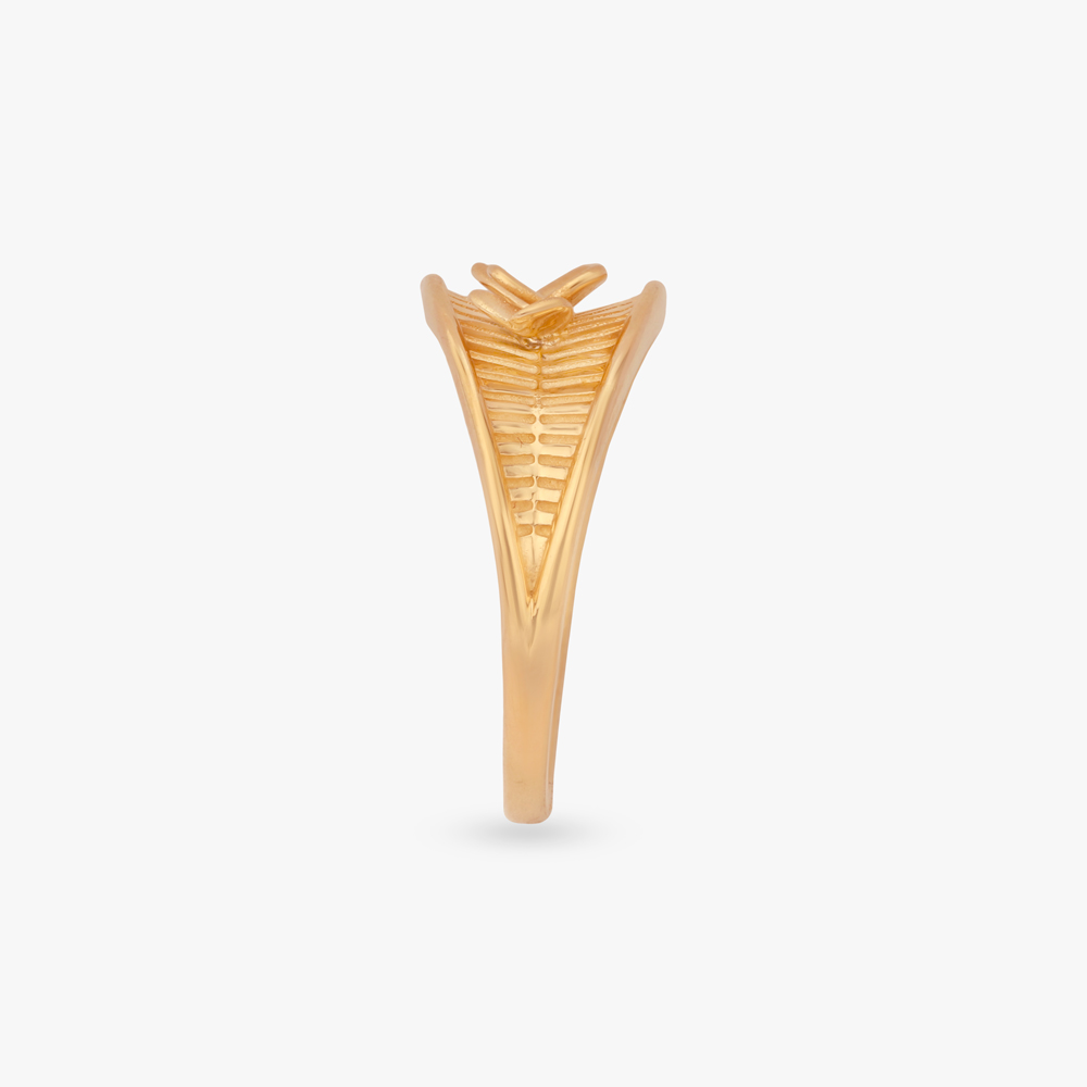 Oval Frame Gold Ring,,hi-res image number null