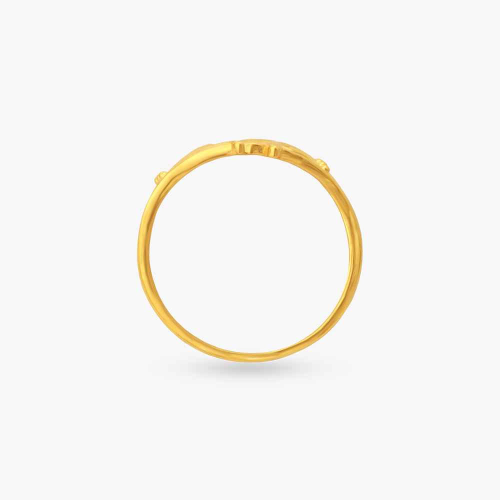 Fluid Weave Gold Ring,,hi-res image number null