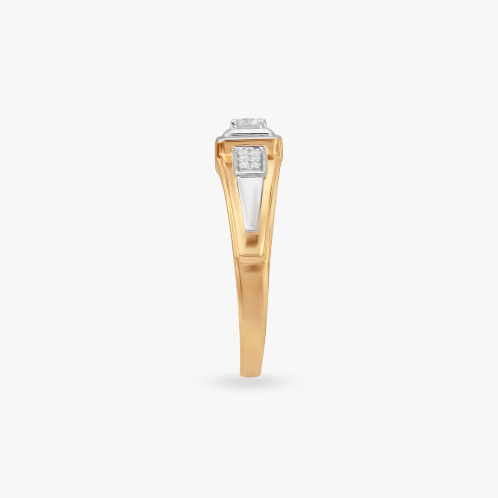 Statement Square Diamond Ring For Men,,hi-res image number null