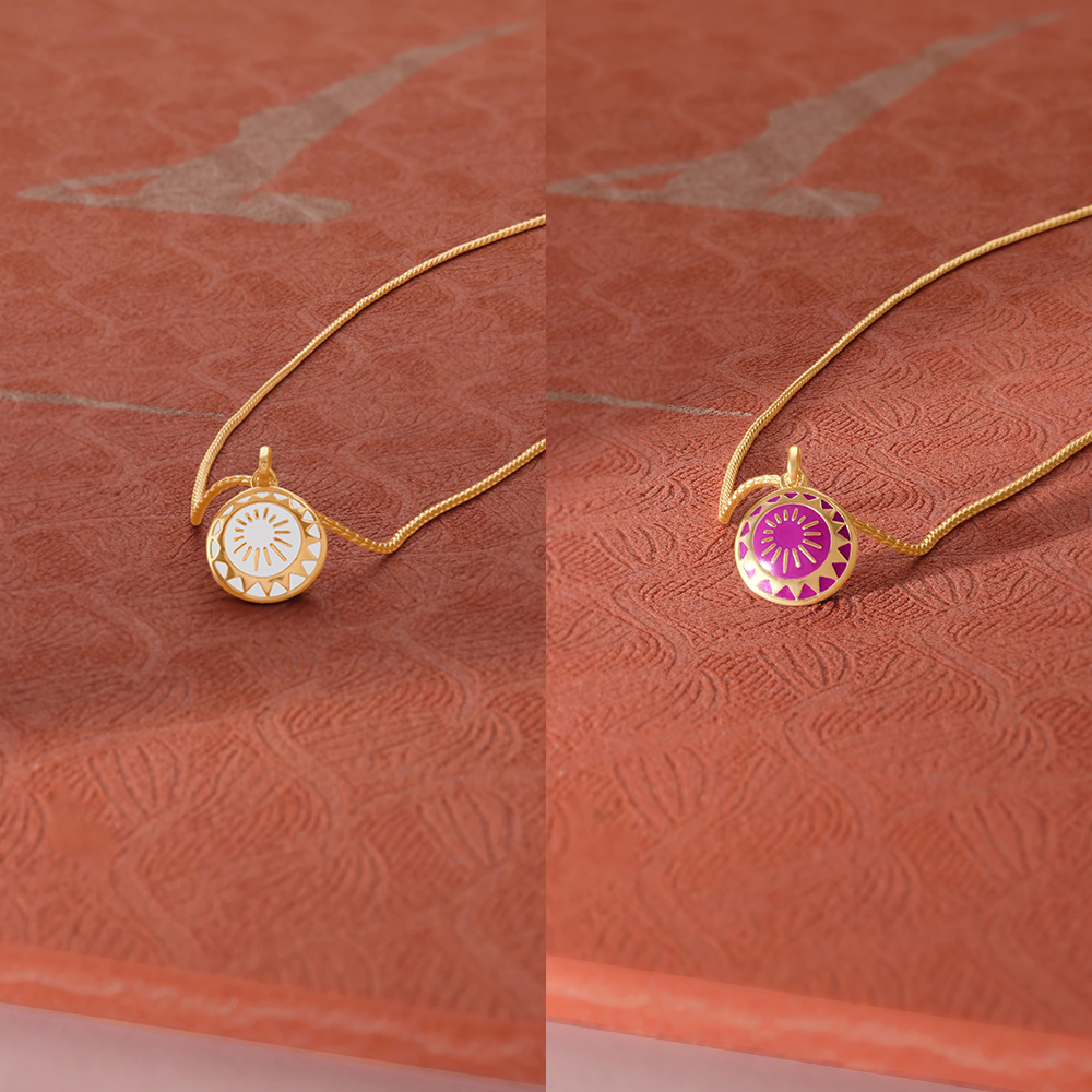 Radiant Dusk Gold Pendant,,hi-res image number null