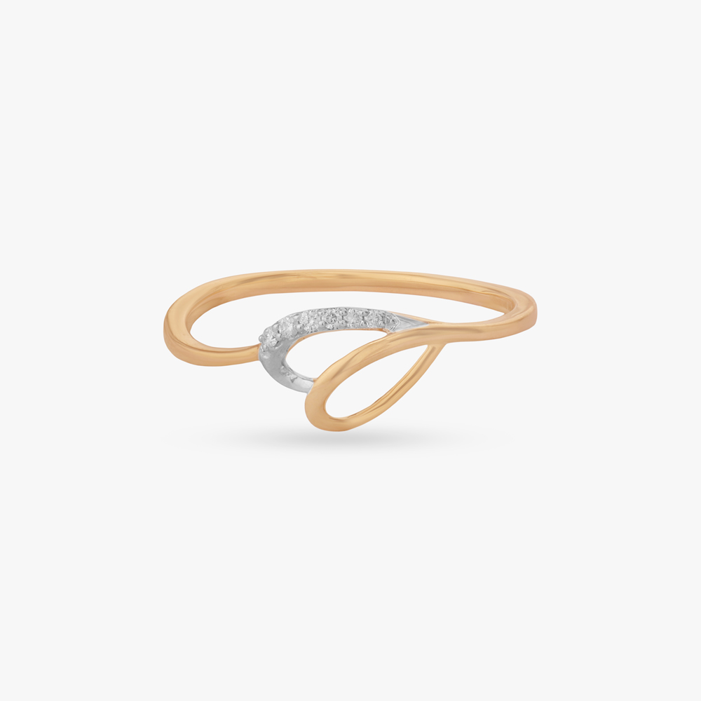 Fluid Curve Diamond Ring,,hi-res image number null