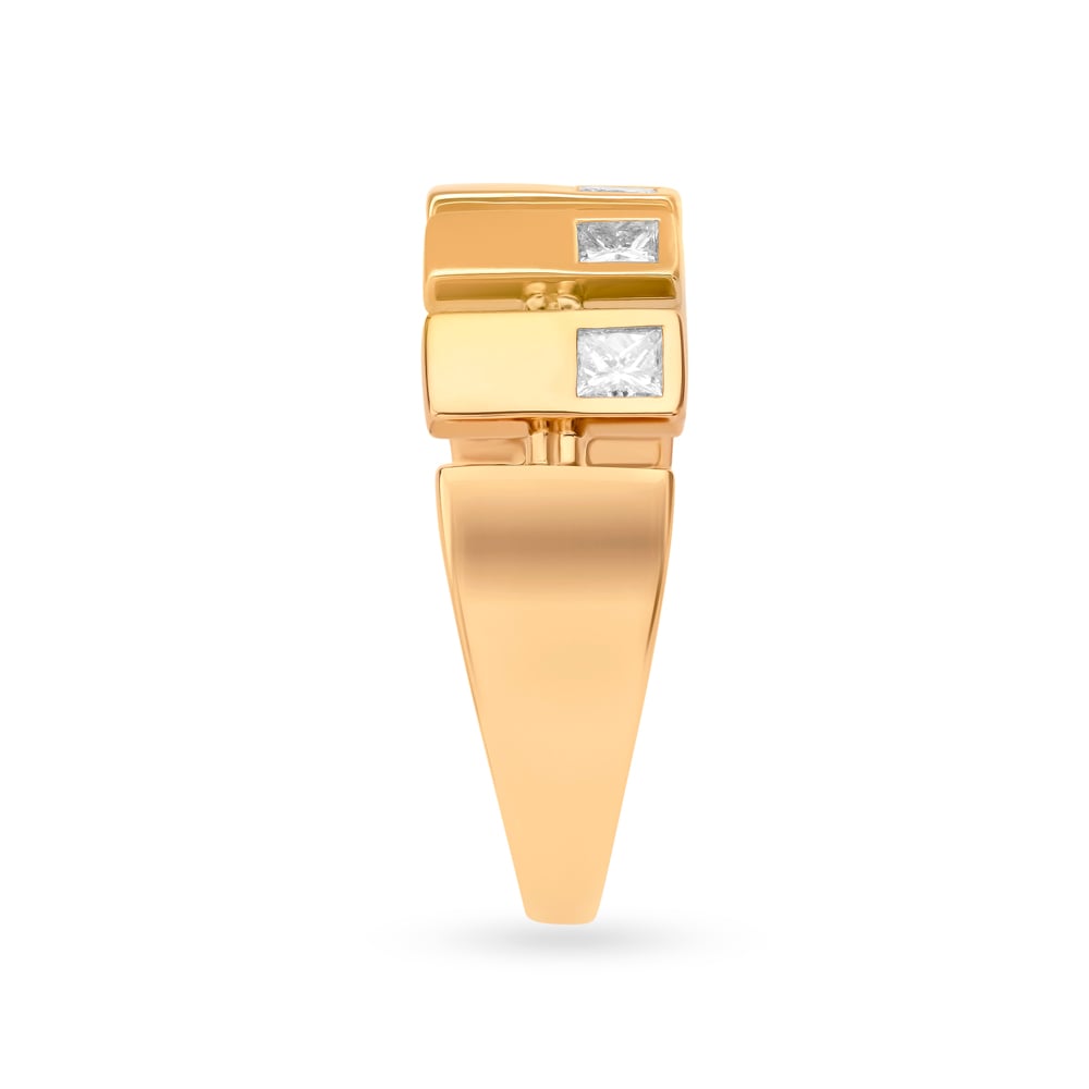 Unique Diamond Finger Ring for Men,,hi-res image number null