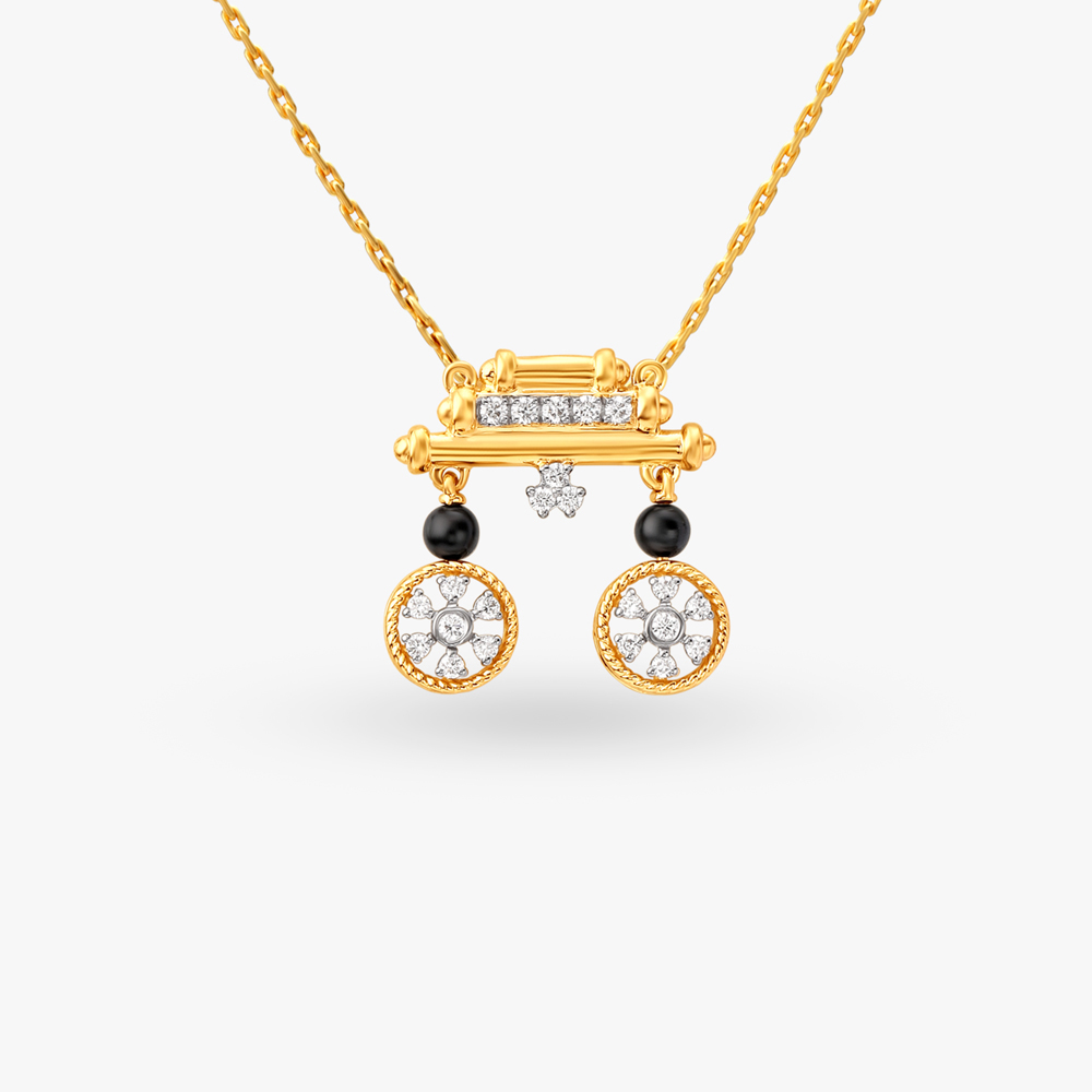 Double Wati Diamond  Pendant,,hi-res image number null