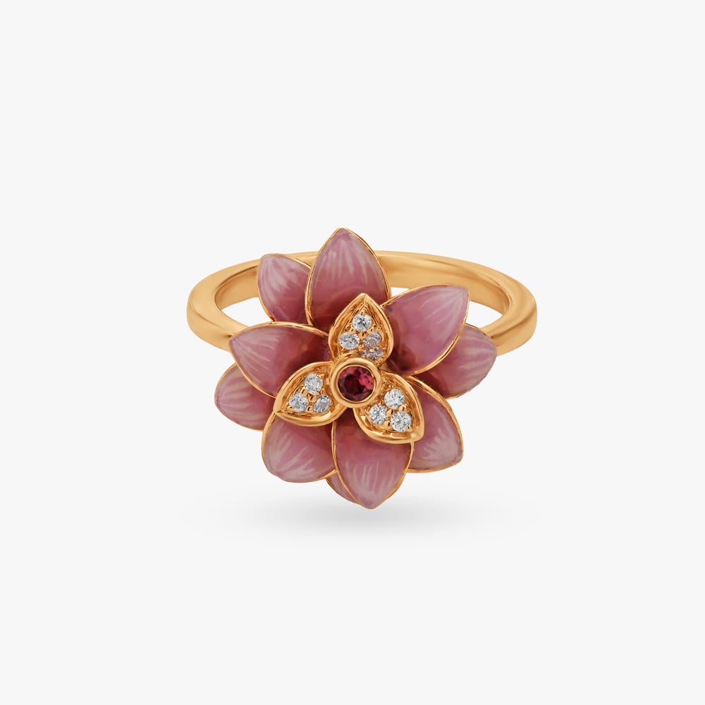 Rosette Radiance Diamond Ring,,hi-res image number null