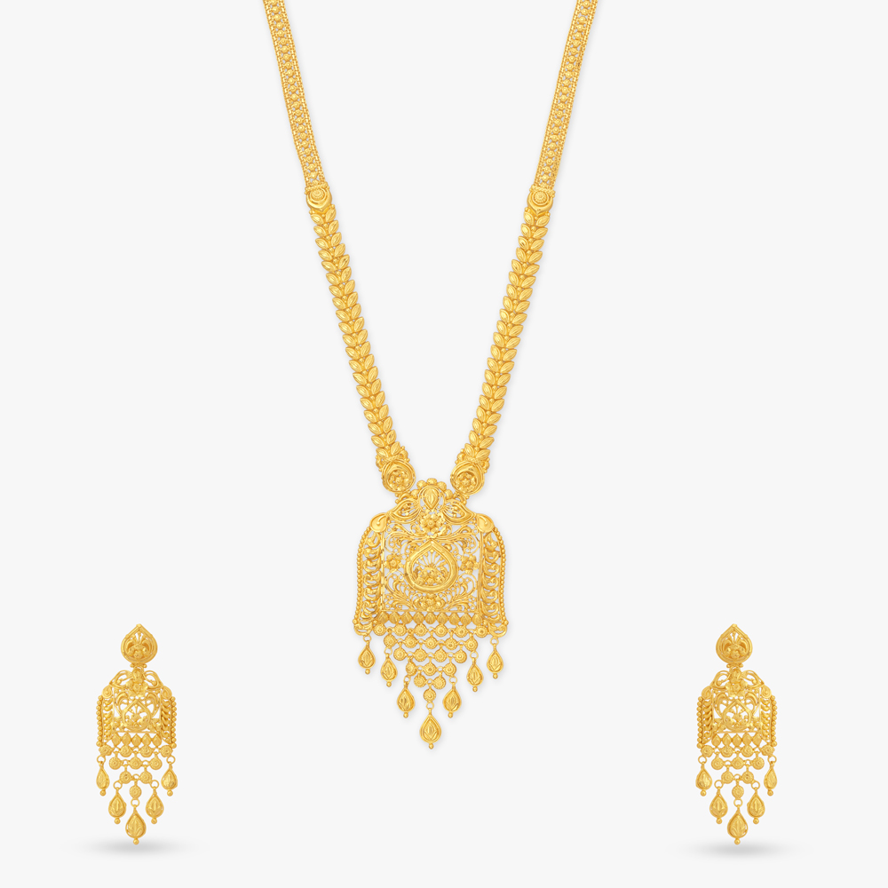 Palki Heritage Gold Necklace Set,,hi-res image number null