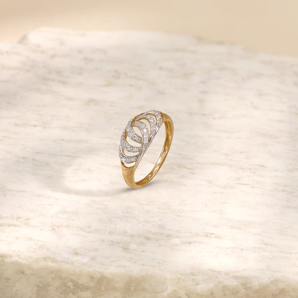 Interwoven Balance Diamond Ring,,hi-res image number null