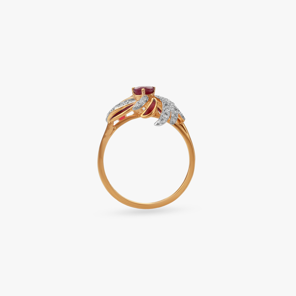 Layered Wings Diamond Ring,,hi-res image number null