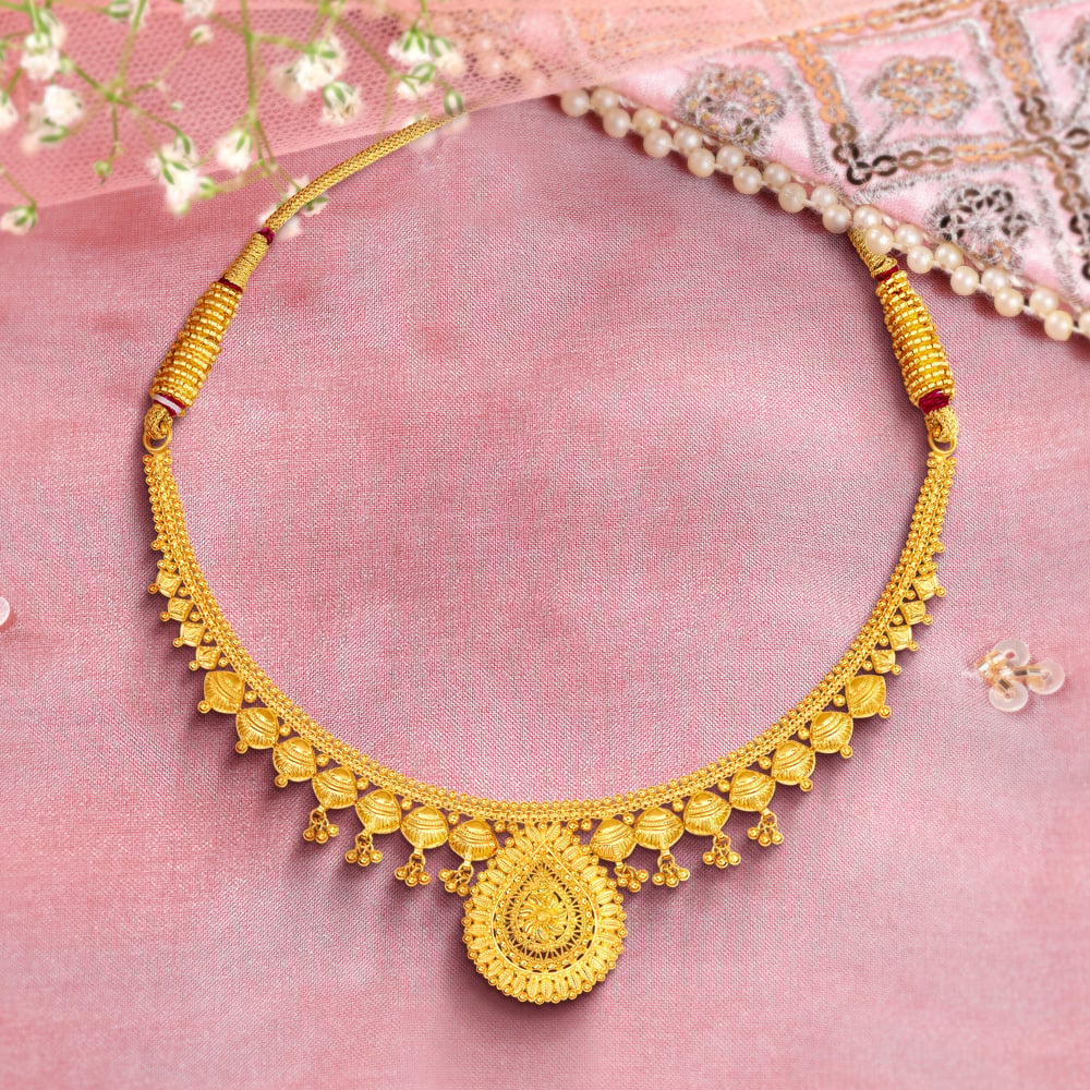 Alluring Floral Necklace Set,,hi-res image number null