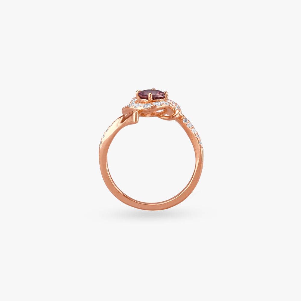 Rosy Reverie Diamond Finger Ring,,hi-res image number null