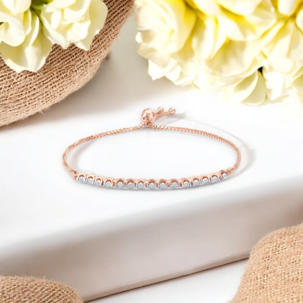 

Linear Elegance Diamond Bracelet