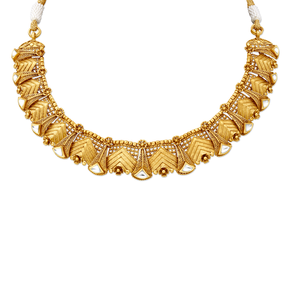 Opulent Gold Necklace Set,,hi-res image number null