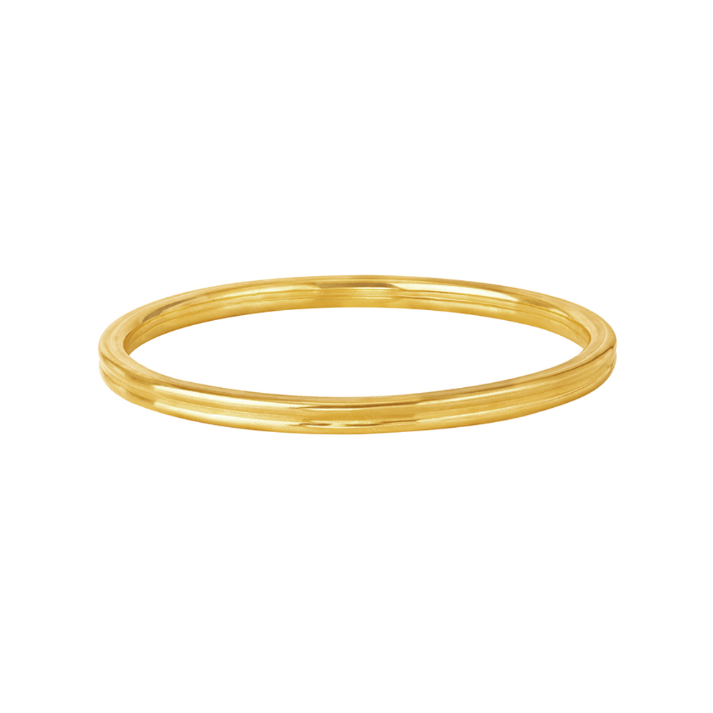 Refined Glossy Gold Bangle,,hi-res image number null
