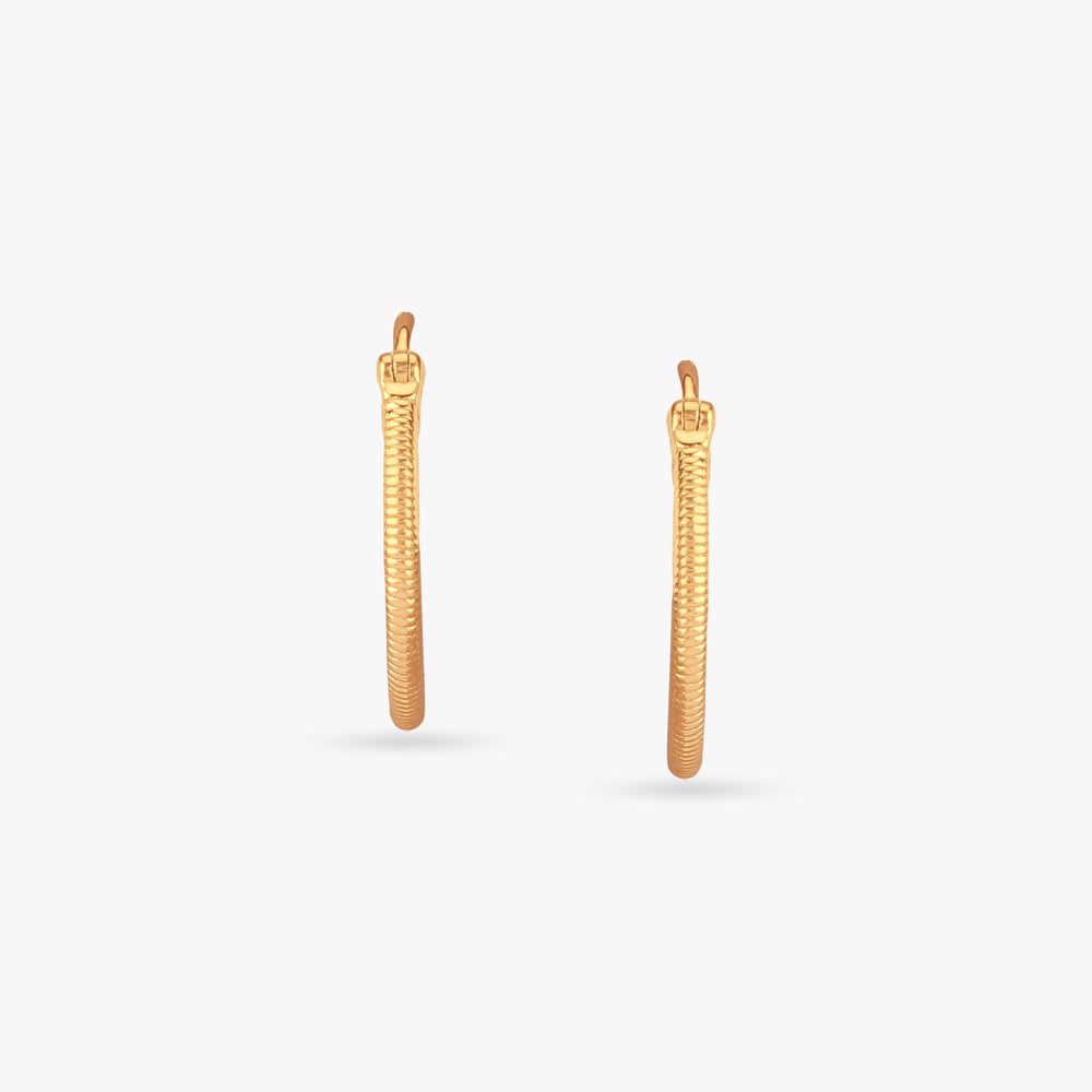 Timeless Twisted Gold Hoop Earrings,,hi-res image number null
