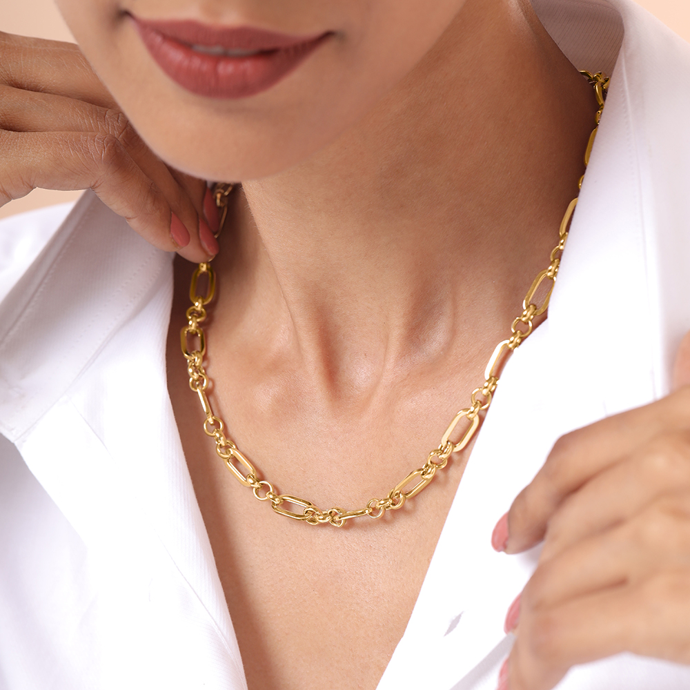 Modern Maverick 18KT Gold Chain,,hi-res image number null