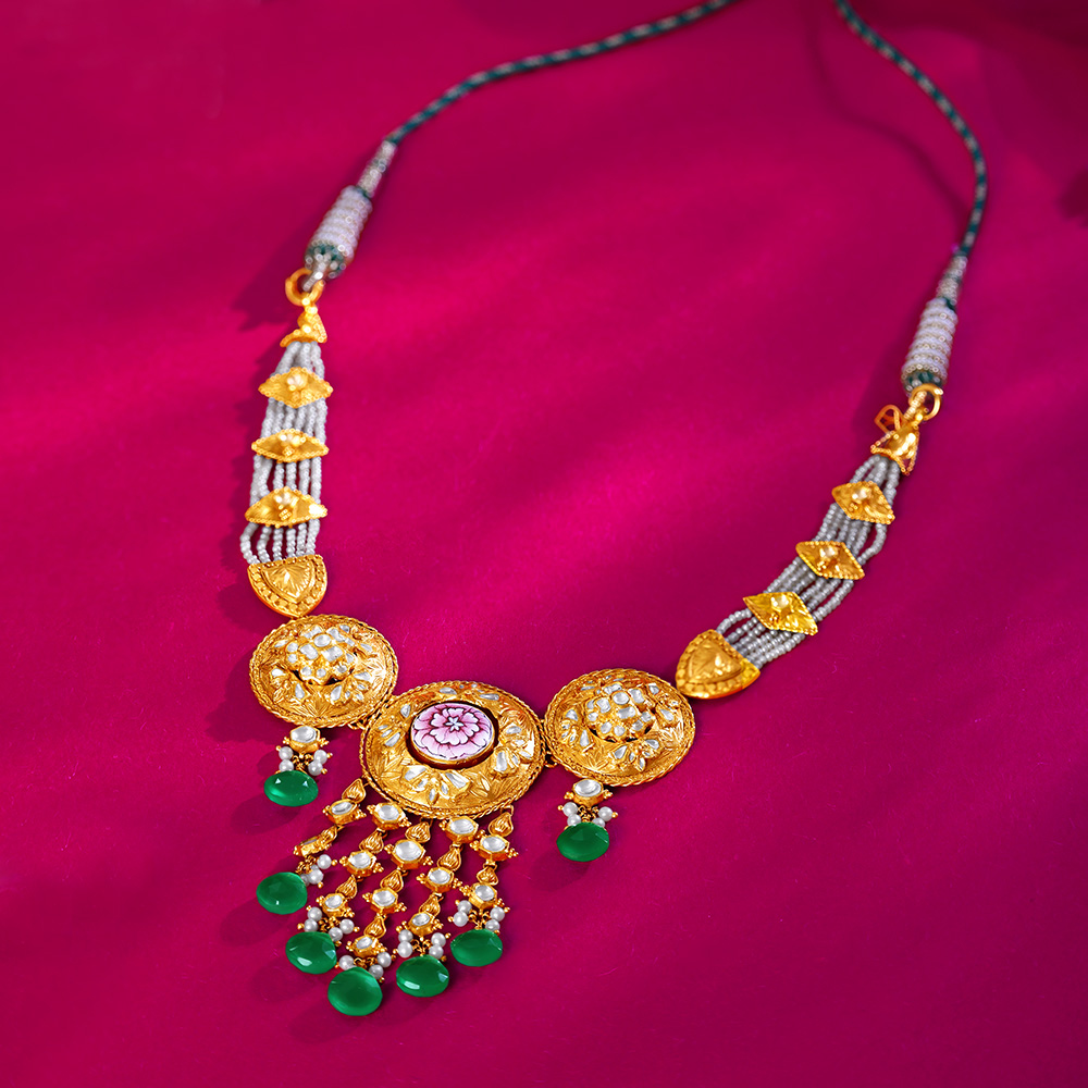 Dual Majesty Reversible Gold Necklace Set,,hi-res image number null