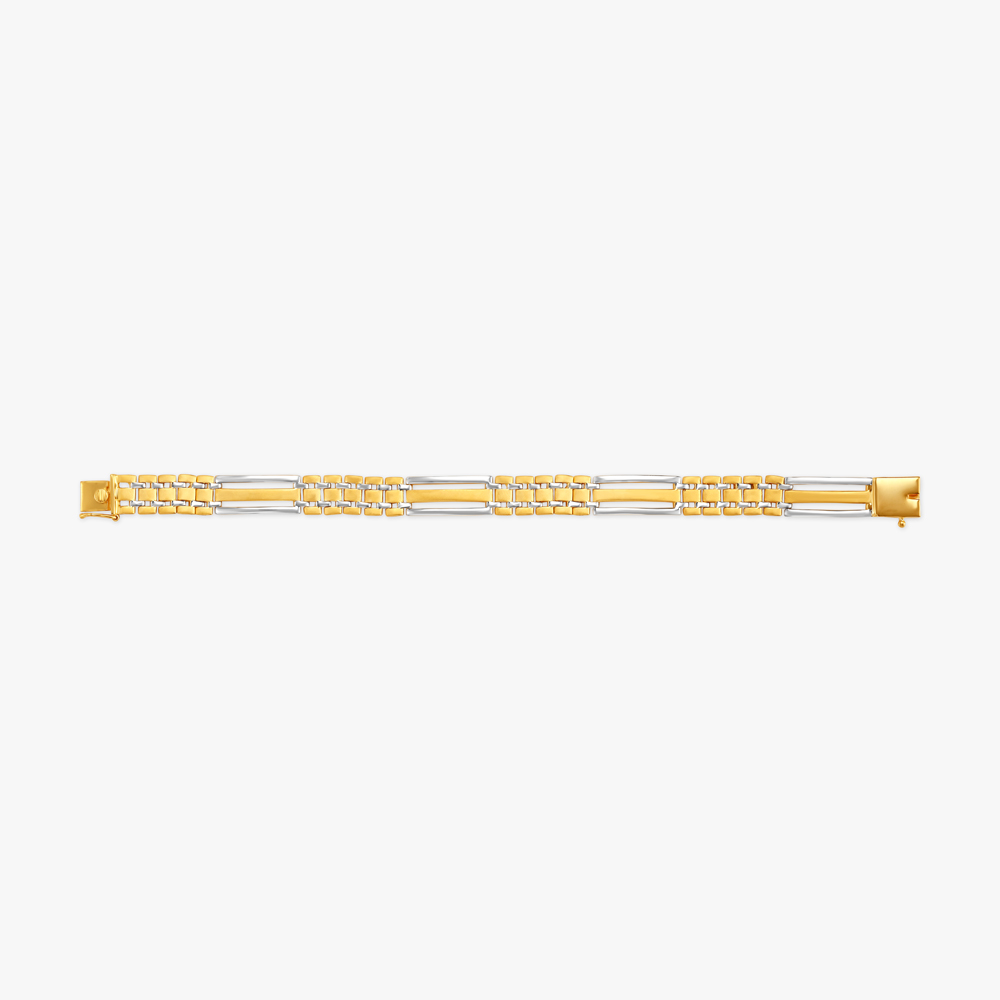Superb Gold Bracelet For Men,,hi-res image number null