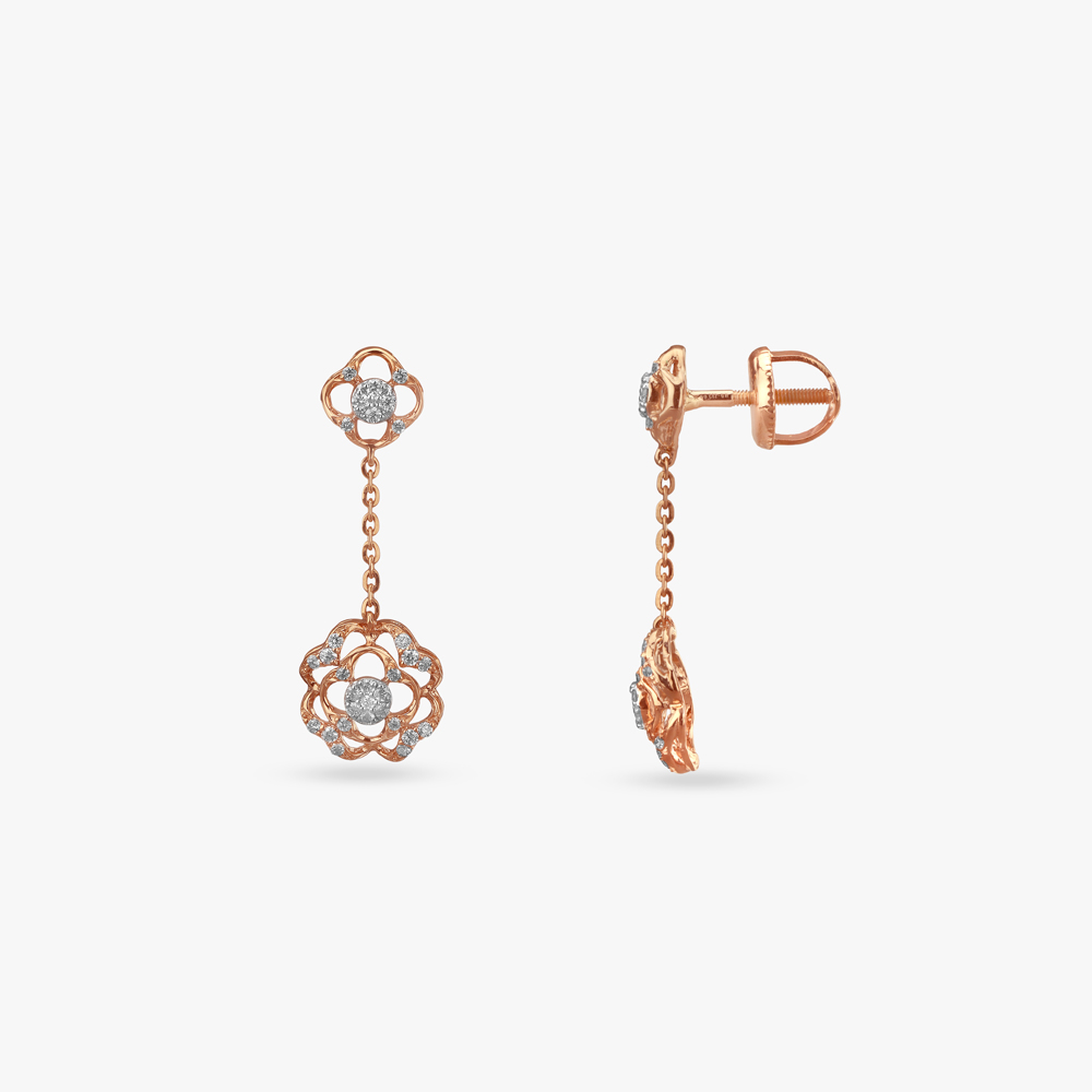 Blush Bloom Diamond Pendant and Earrings Set,,hi-res image number null