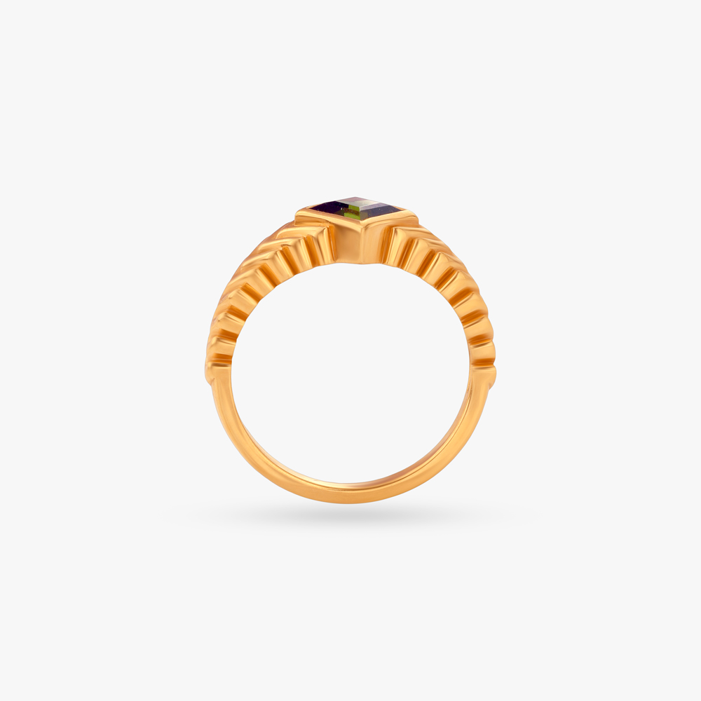 Mossy Gleam Gold Ring,,hi-res image number null