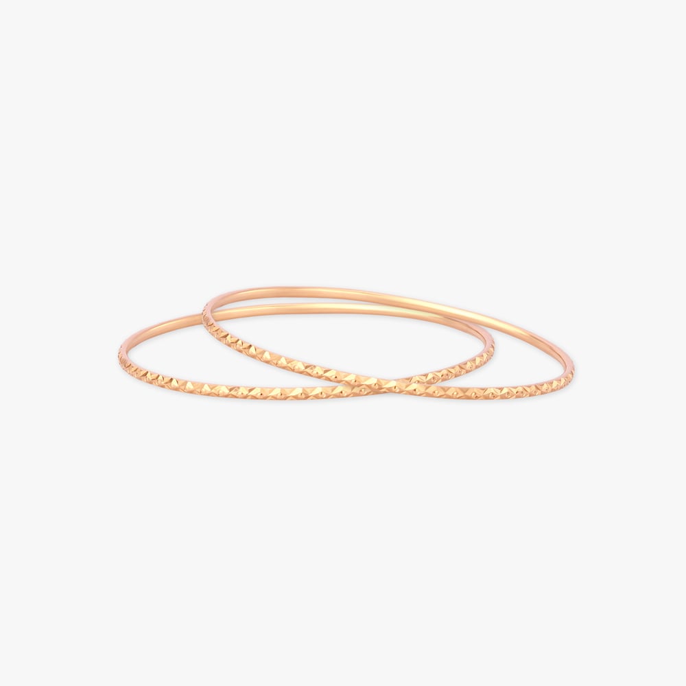 Linear Spark Gold Bangles,,hi-res image number null