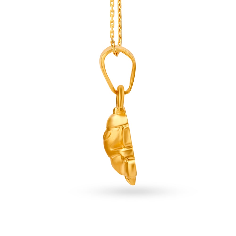 Ganesha Gold Pendant,,hi-res image number null