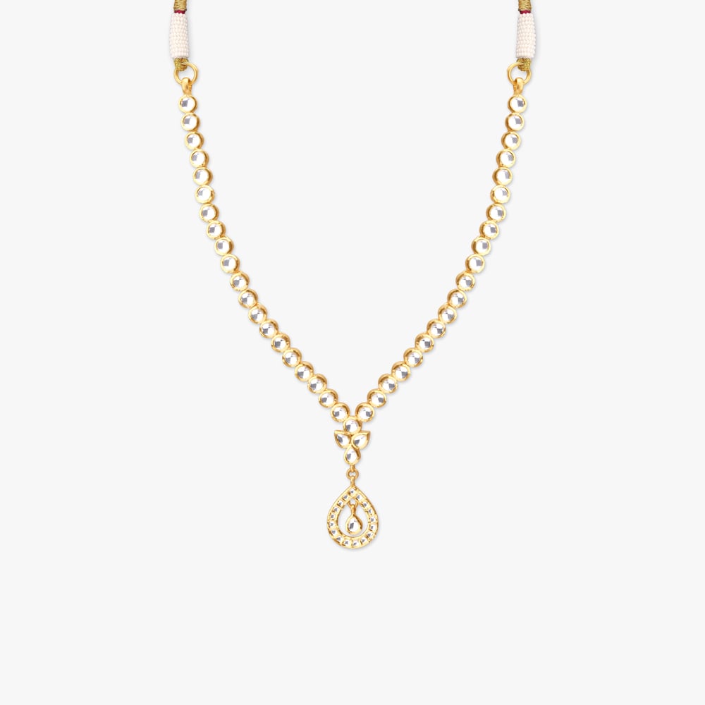 Kundan Aura Gold Necklace Set,,hi-res image number null