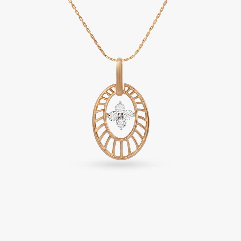 

Radiant Grid Diamond Pendant