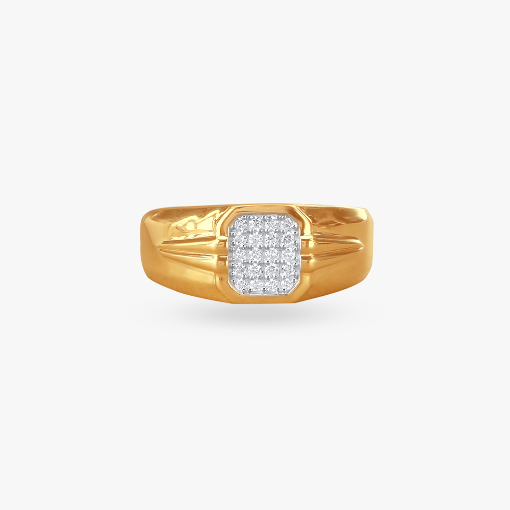 Bold Sophistication Diamond Finger Ring for Men,,hi-res image number null