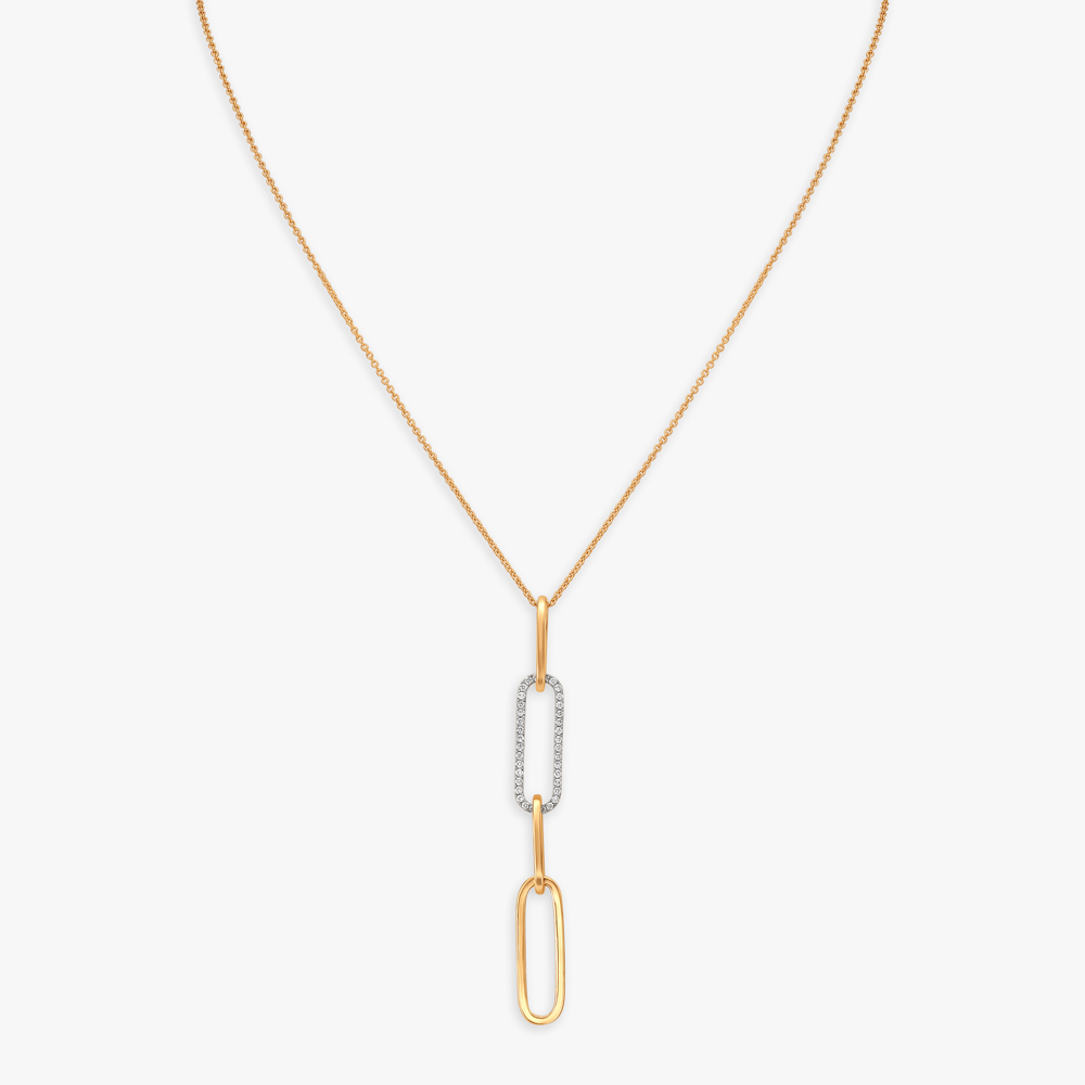 Golden Serenity Pendant with Chain,,hi-res image number null