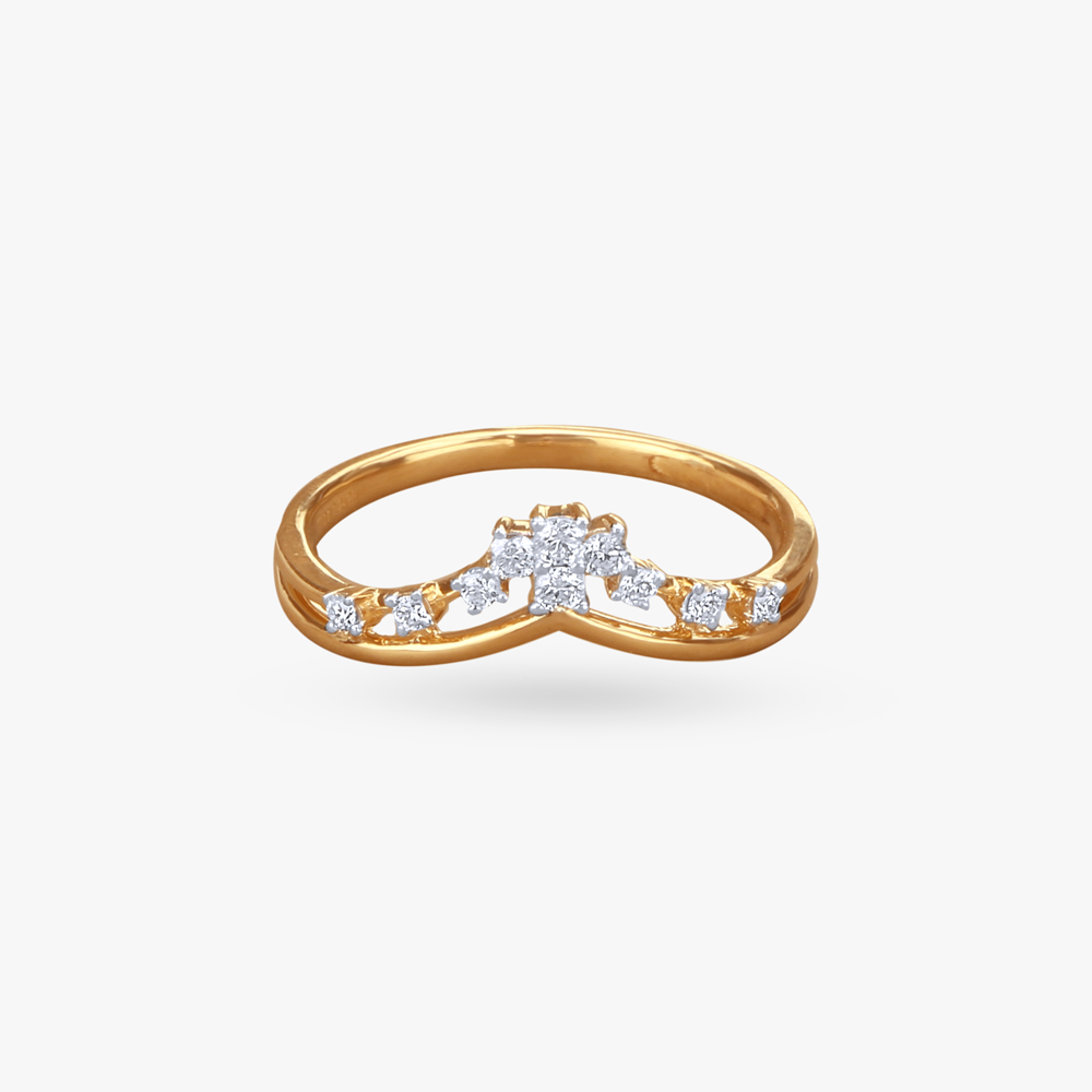 Subtle Glam Diamond Finger Ring,,hi-res image number null