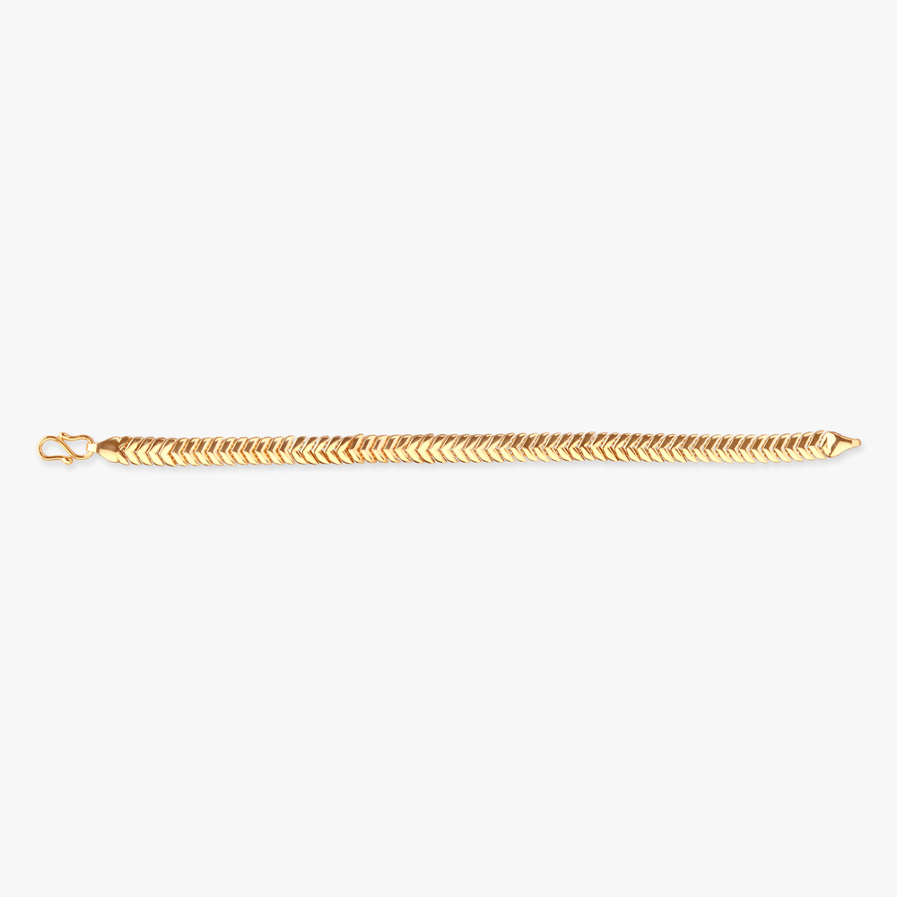 Arrow Link Gold Bracelet for Men,,hi-res image number null