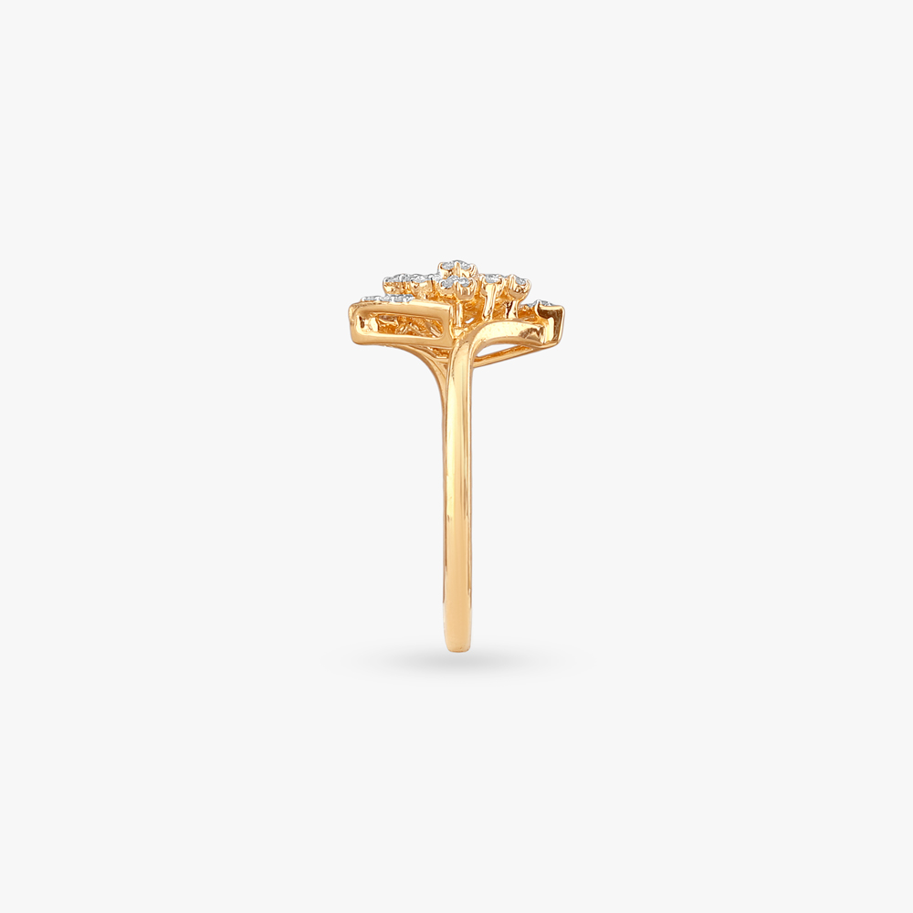 Petal Square Diamond Ring,,hi-res image number null