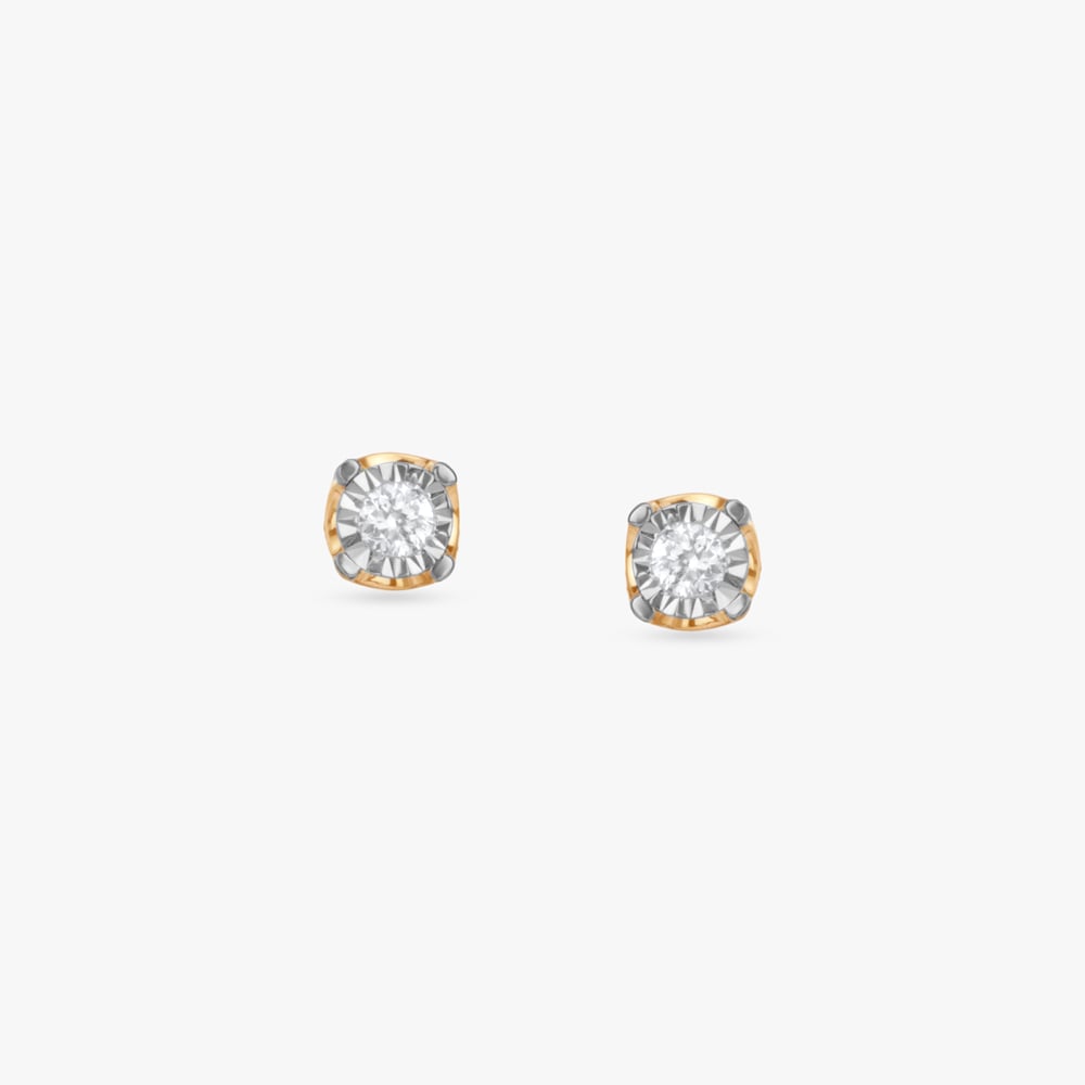 Timeless Gleam Diamond Stud Earrings,,hi-res image number null