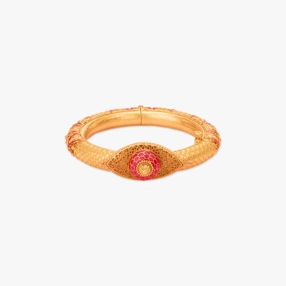 Sindoor Kouto Solid Bala Gold Bangles,,hi-res image number null