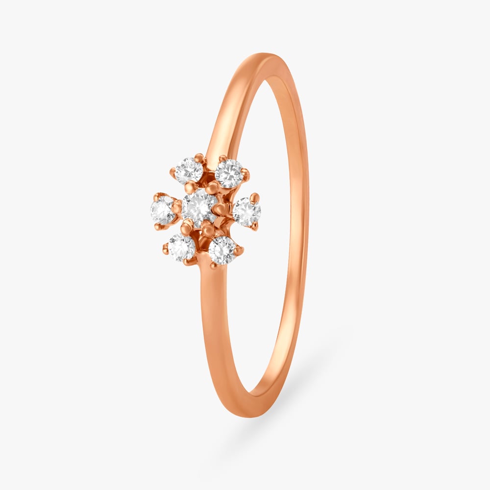 Dainty Diamond Finger Ring