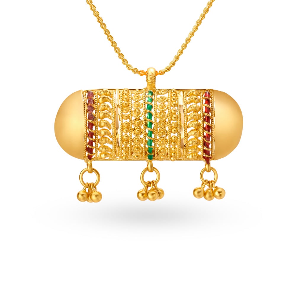 Alluring Gold Pendant