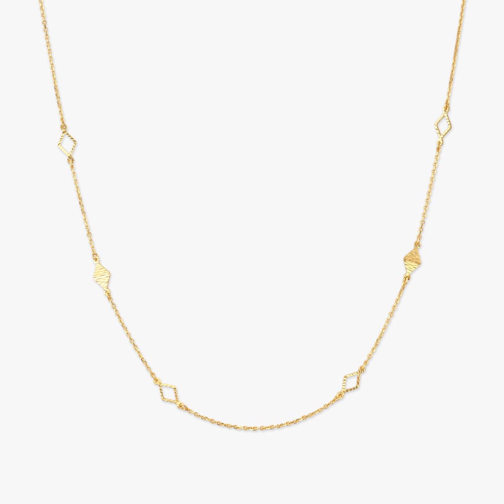 

Chic Rhombus Gold Chain