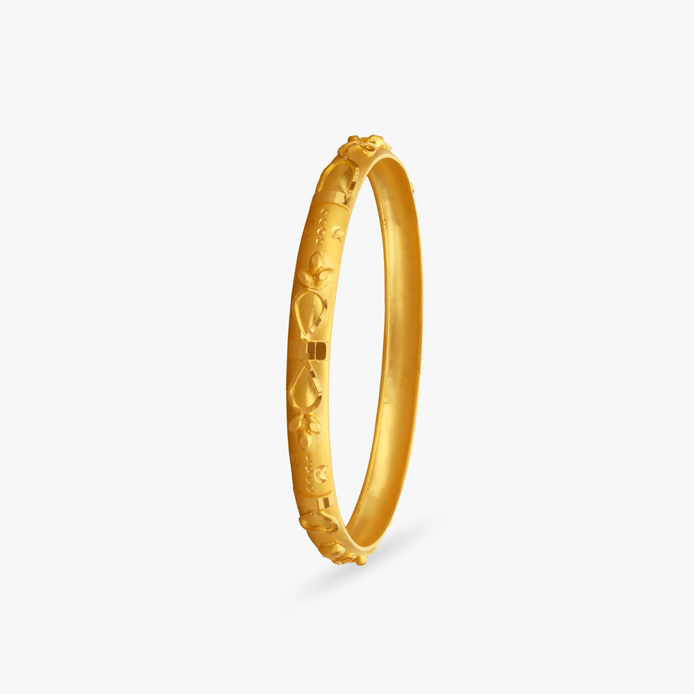 Petal Play Gold Bangles for Kids,,hi-res image number null